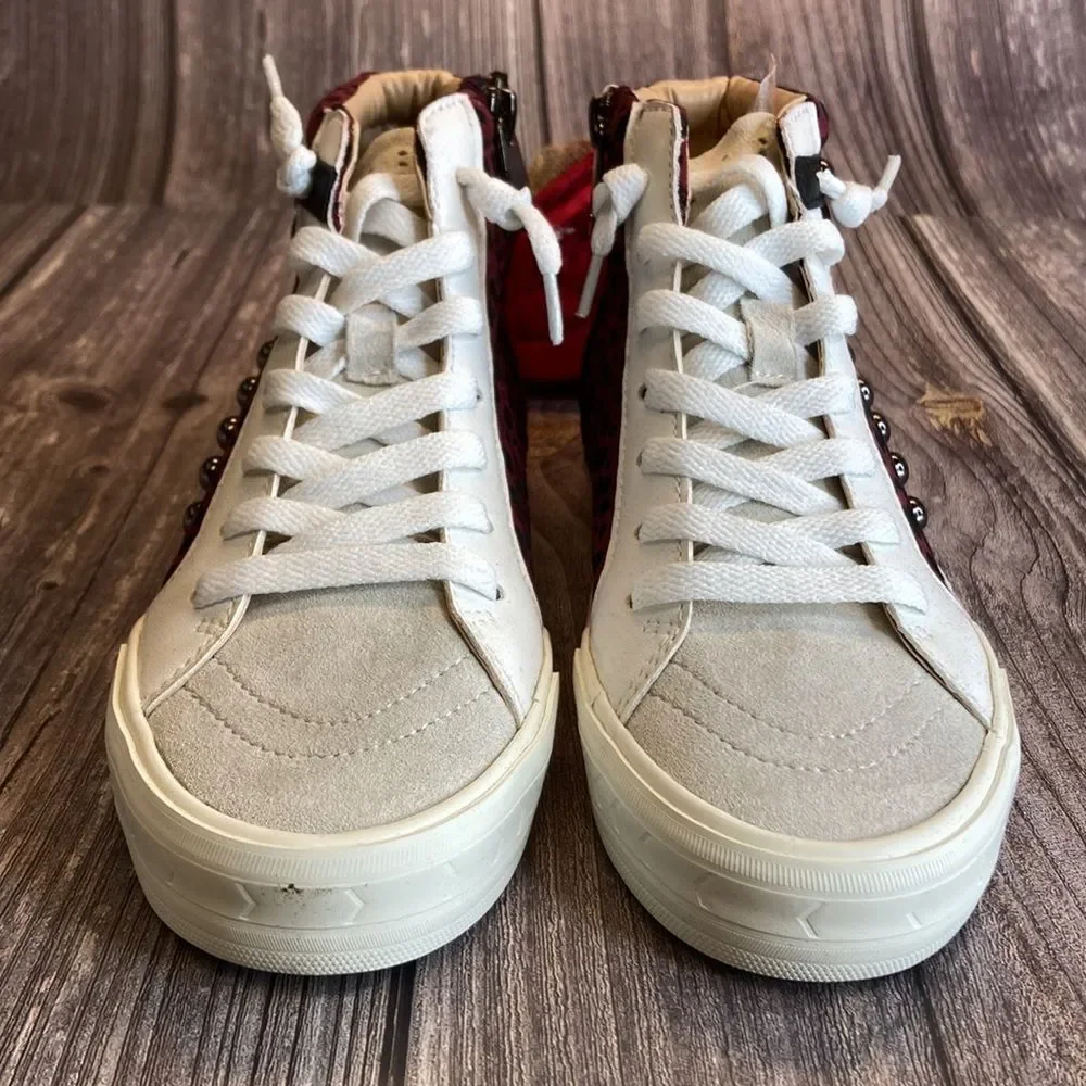 Vintage Havana Redeem Wine/Black Multi Mid-Top Sneakers - Picture 9 of 10